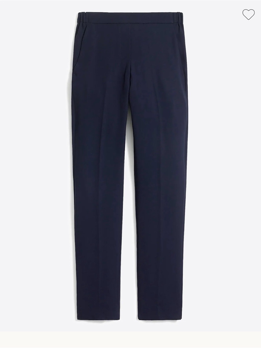 J. Crew Drapey Dark Navy Pull On Pants